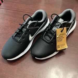 Nike Black/White Victory Pro Golf Shoes Size 10M